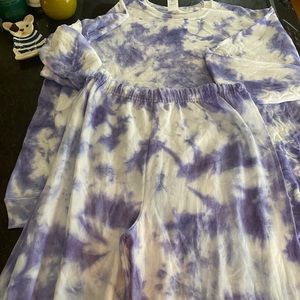 Custom tie dye suit